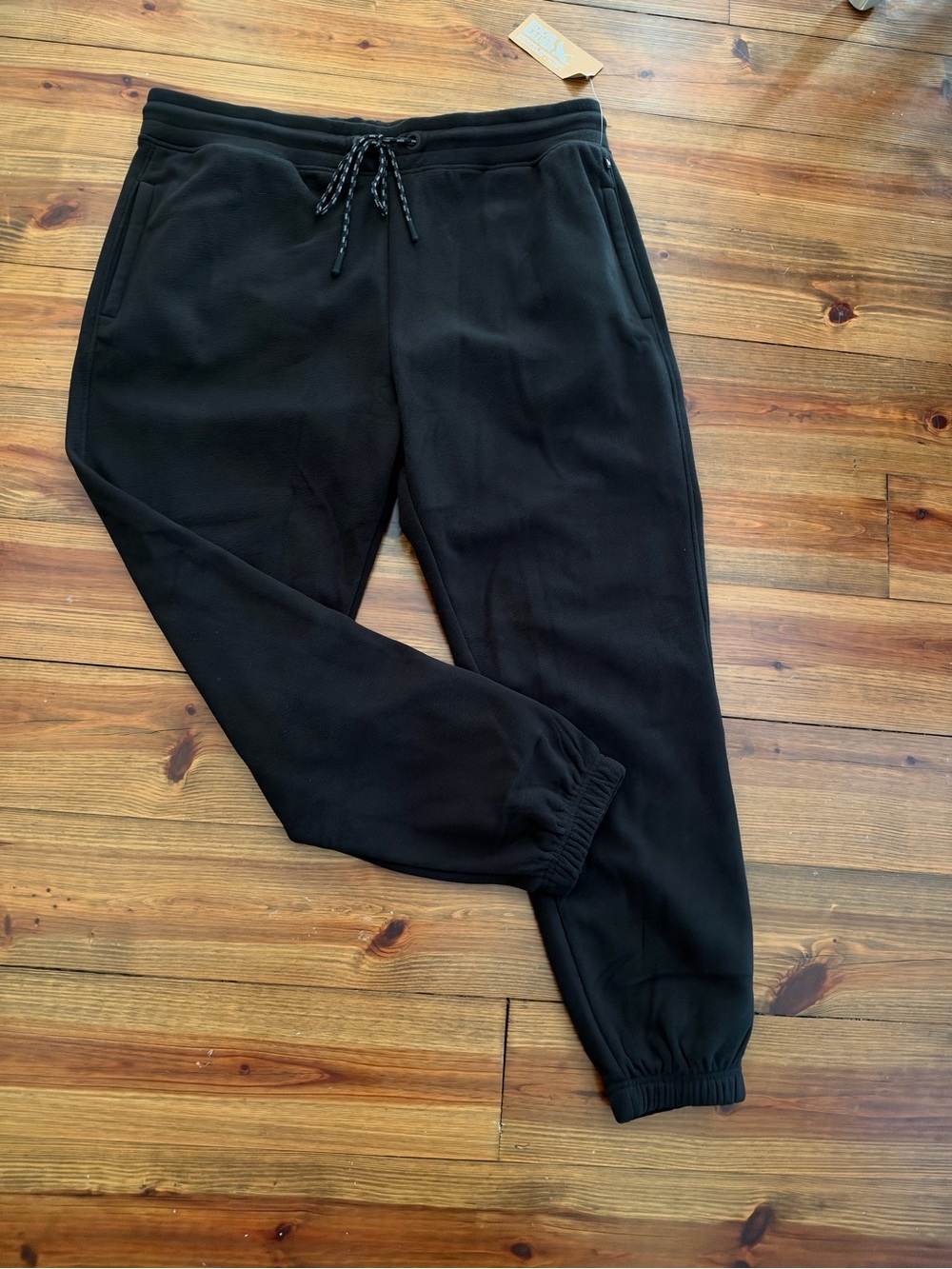 Eddie Bauer Women’s Fast Fleece Black Joggers NWT Size L